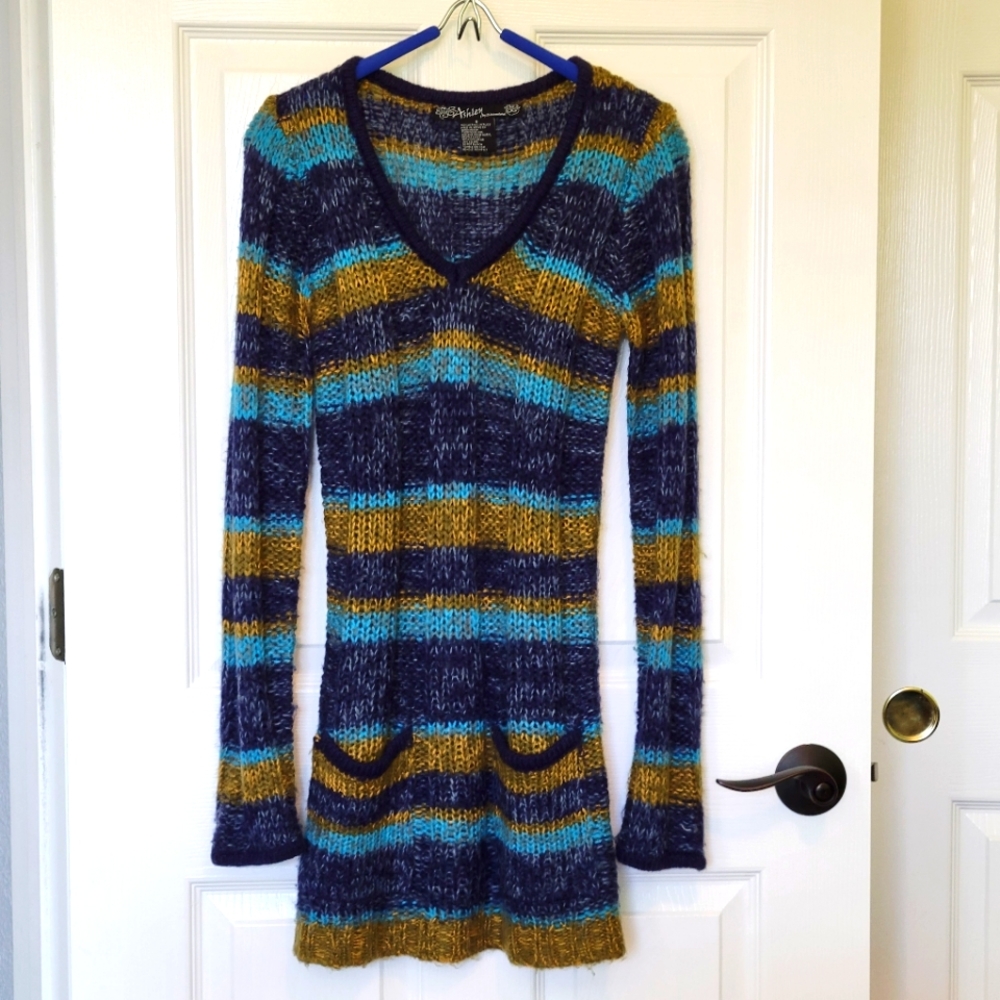 Ashley Fitted Sweater Dress/Tunic w/Long-Sleeves